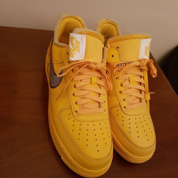 OFF-WHITE x NIKE AIR FORCE 1 LOW "LEMONADE" - Picture 4 of 8